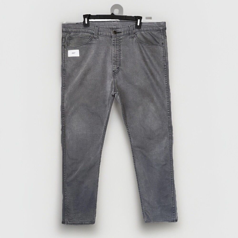 Levi's 508 Commuter Tapered Denim Jeans Men's W38 L30 Grey Stretch Wash Pants